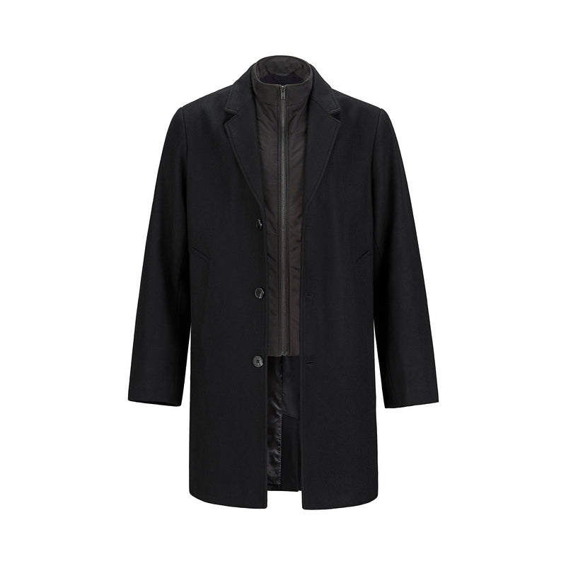 Chargez l'image dans la visionneuse de la galerie, L06090 - Regent - Melton Coat with Removable Collar
