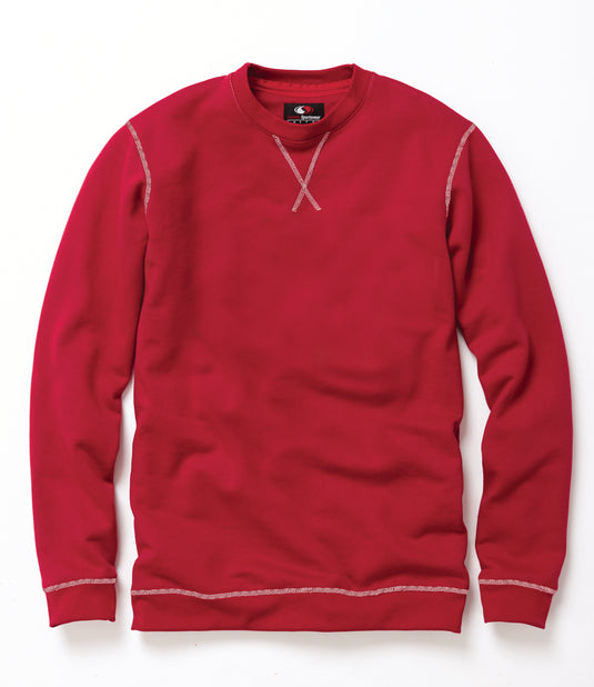 PO159 - Custom Crew neck pullover with contrast stitching