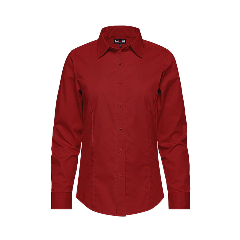 Load image into Gallery viewer, S04601 - Camden - Ladies Poly-Cotton Twill Long Sleeve Easy-Care Shirt
