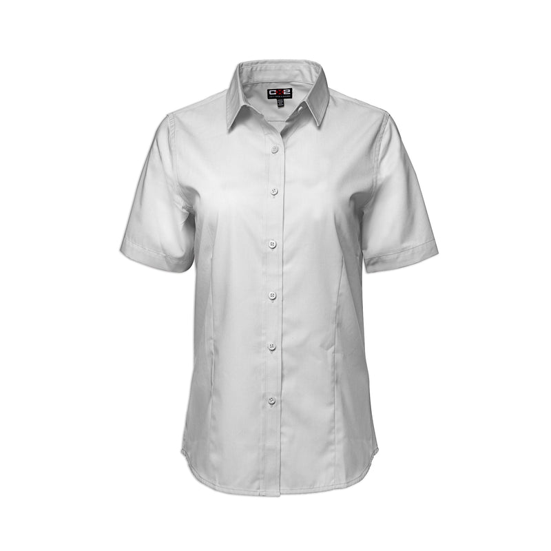 Load image into Gallery viewer, S04606 - ASHTON - Poly Cotton Twill Short Sleeve Easy-Care Shirt pour Femmes
