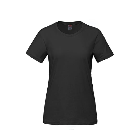 S05611 - Parkour - T-shirt à Col Rond en Coton Peigné Filé à l'anneau pour Femme