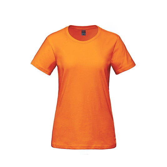 S05611 - Parkour - T-shirt à Col Rond en Coton Peigné Filé à l'anneau pour Femme