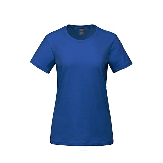 S05611 - Parkour - T-shirt à Col Rond en Coton Peigné Filé à l'anneau pour Femme