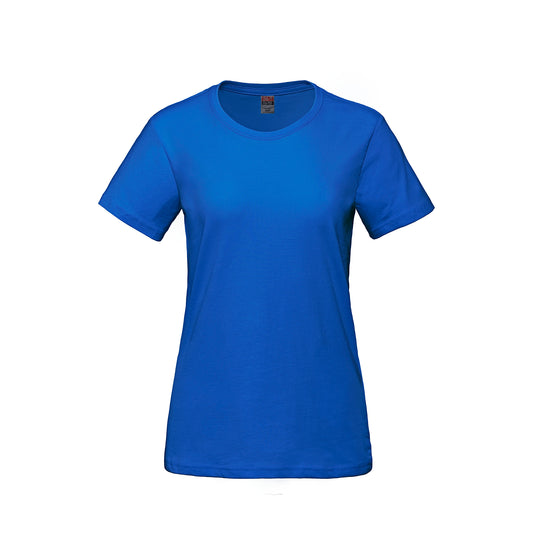 S05611 - Parkour - T-shirt à Col Rond en Coton Peigné Filé à l'anneau pour Femme