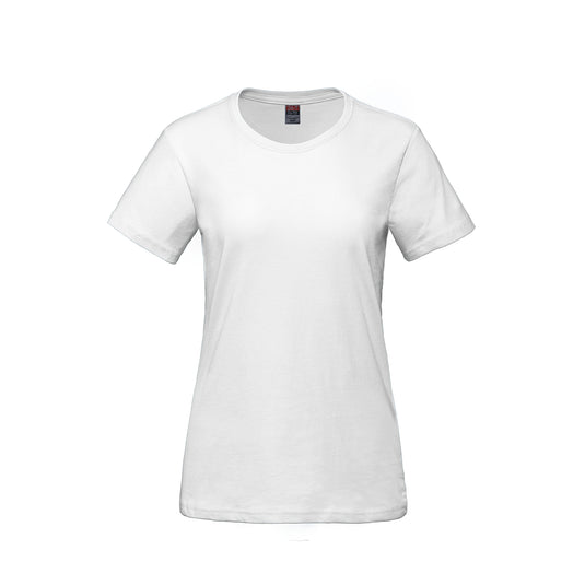 S05611 - Parkour - T-shirt à Col Rond en Coton Peigné Filé à l'anneau pour Femme