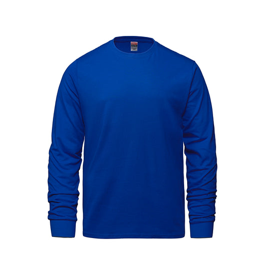 S05615 - Breeze - Adult RING SPUN Combed Cotton Long Sleeve Crewneck T-Shirt