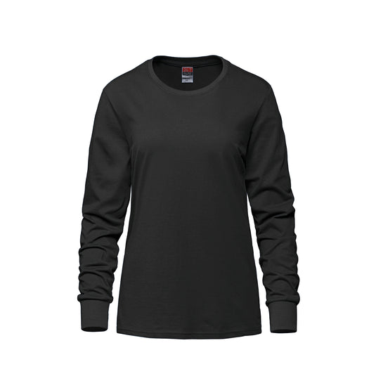 S05616 - Breeze - Ladies RING SPUN Combed Cotton Long Sleeve Crewneck T-Shirt