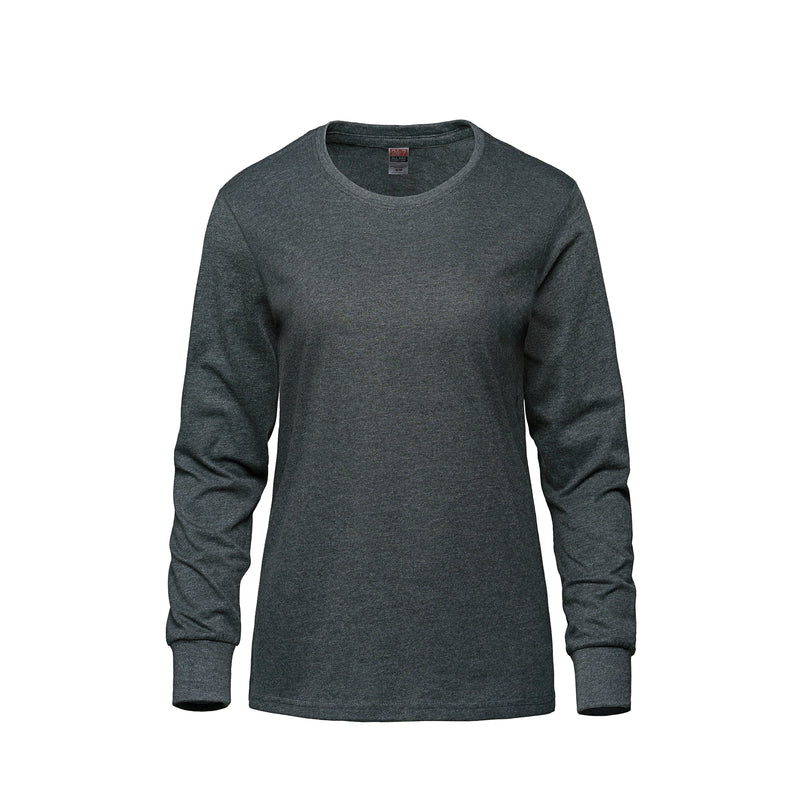 Load image into Gallery viewer, S05616 - Breeze - Ladies RING SPUN Combed Cotton Long Sleeve Crewneck T-Shirt
