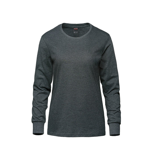 S05616 - Breeze - Ladies RING SPUN Combed Cotton Long Sleeve Crewneck T-Shirt