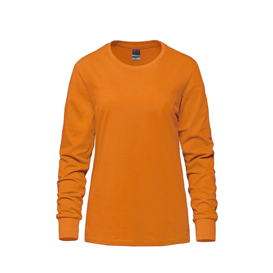 S05616 - Breeze - Ladies RING SPUN Combed Cotton Long Sleeve Crewneck T-Shirt