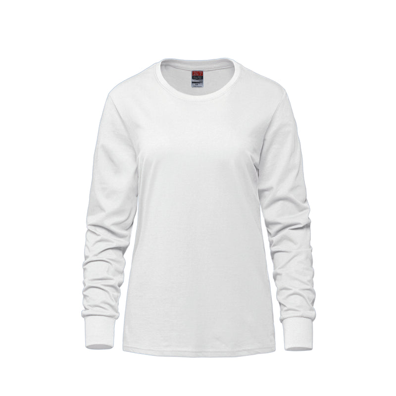 Load image into Gallery viewer, S05616 - Breeze - Ladies RING SPUN Combed Cotton Long Sleeve Crewneck T-Shirt
