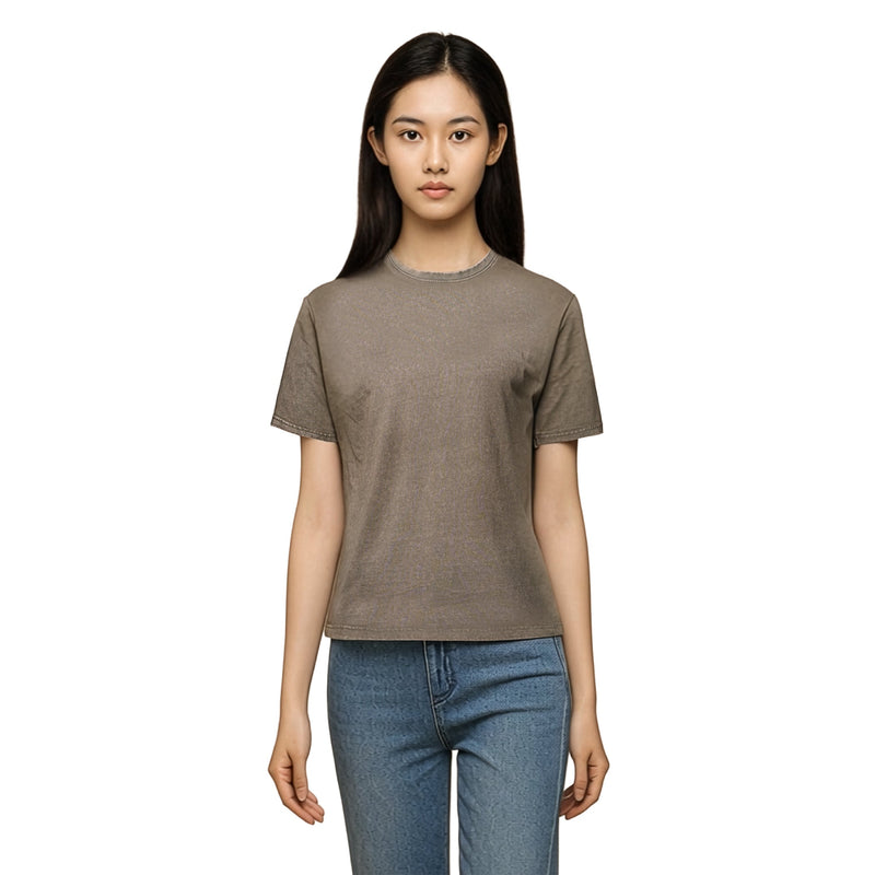 Load image into Gallery viewer, S05670 - HORIZON - Vintage Wash Cotton Crewneck T-Shirt
