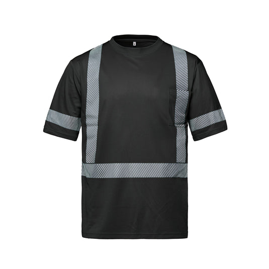 S05980 - LUMEN - Hi-VIS T-shirt with Segmented Stripes