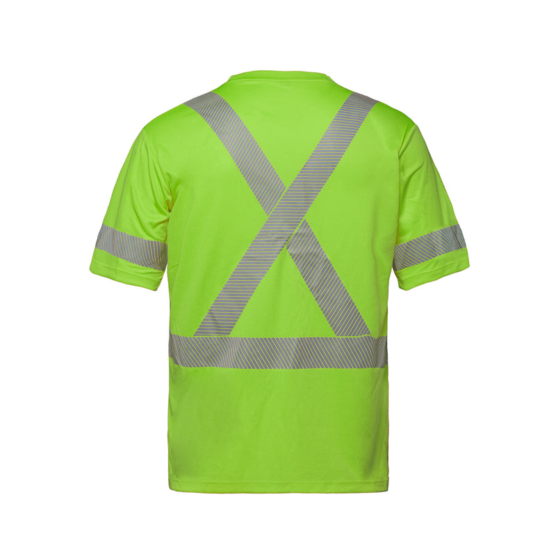 Load image into Gallery viewer, S05980 - LUMEN - Hi-VIS T-shirt with Segmented Stripes
