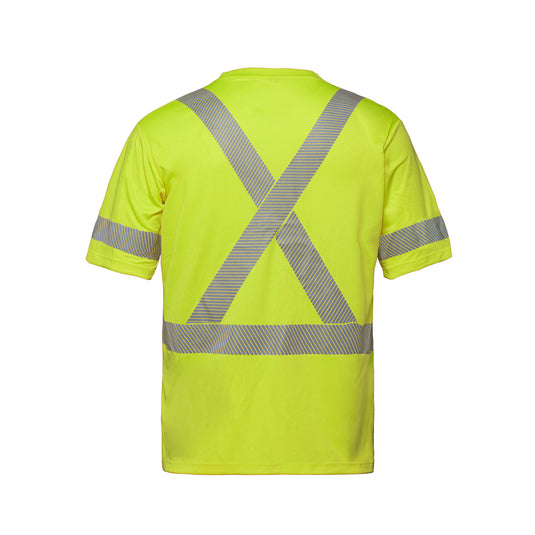 S05980 - LUMEN - Hi-VIS T-shirt with Segmented Stripes