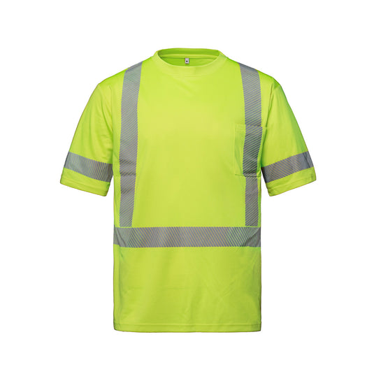 S05980 - LUMEN - Hi-VIS T-shirt with Segmented Stripes