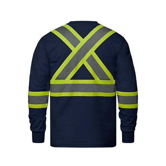 S05995 - Paramount - Cotton Long Sleeve Hi-Vis T-Shirt