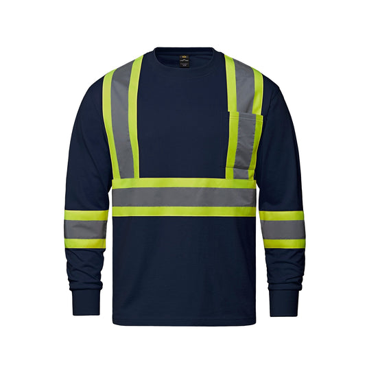 S05995 - Paramount - Cotton Long Sleeve Hi-Vis T-Shirt