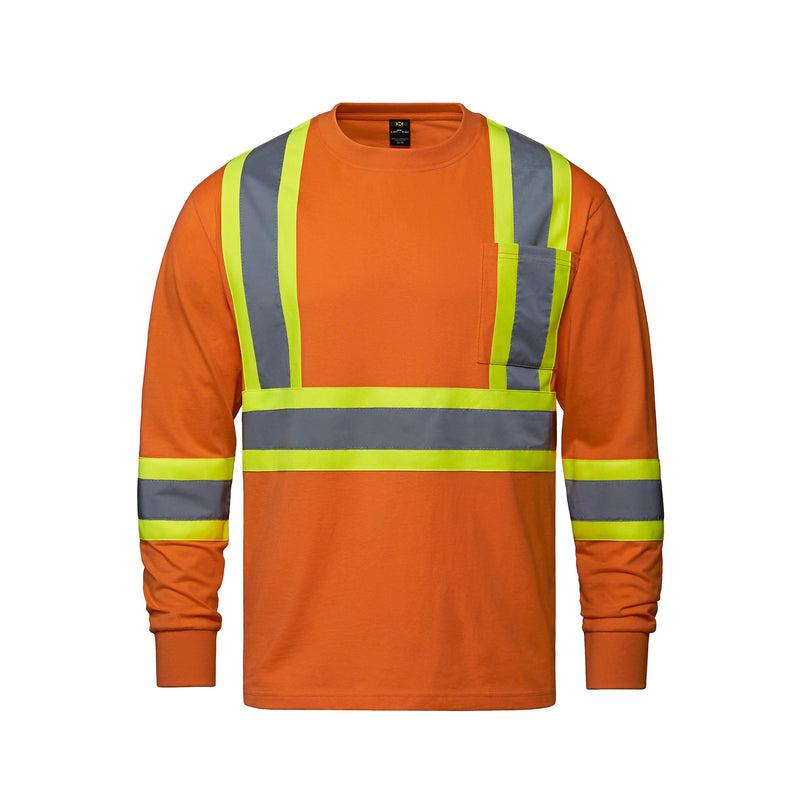 Chargez l&#39;image dans la visionneuse de la galerie, S05995 - Paramount - Cotton Long Sleeve Hi-Vis T-Shirt
