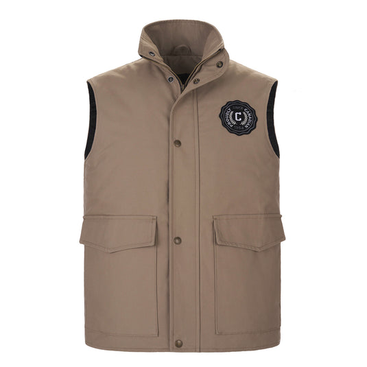 VT179 - Custom Canvas vest with quilted lining