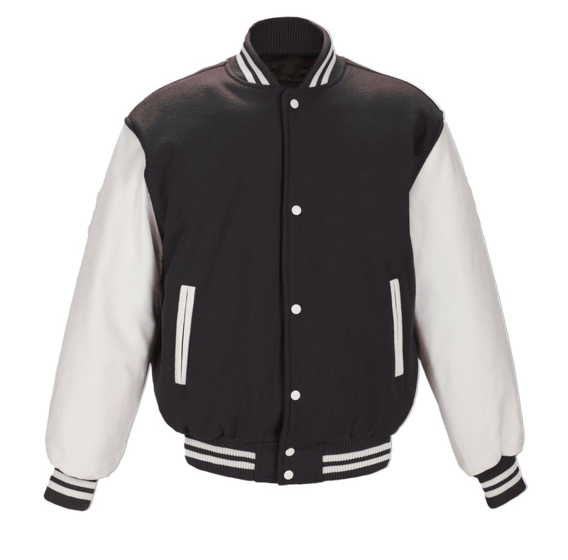 Load image into Gallery viewer, JK382 - Custom Melton and Leather Varsity Jacket
