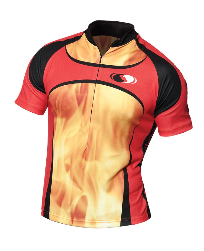 Load image into Gallery viewer, PO140 - Custom Sublimated 1/2 Zip Cycling Jersey
